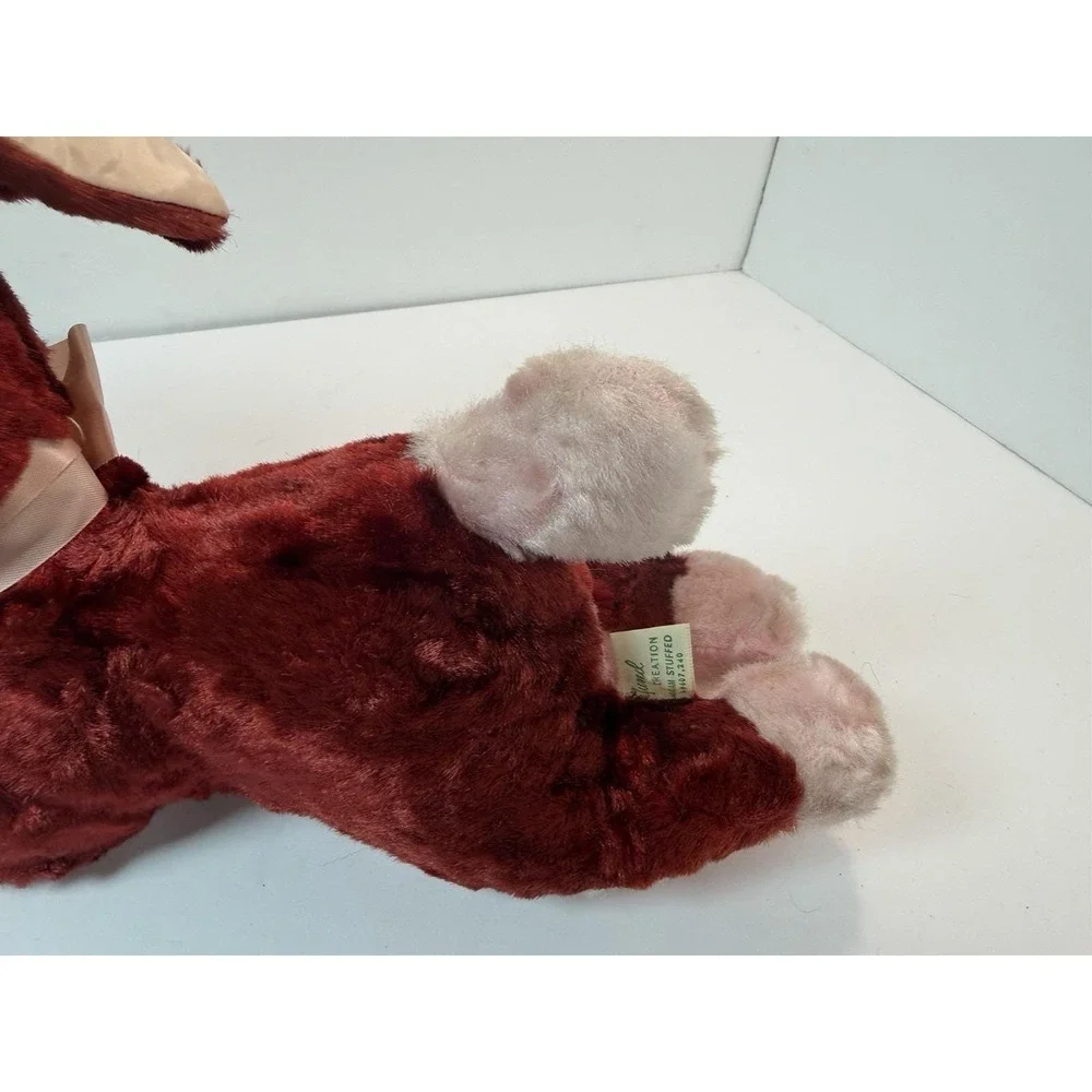 Gund‎ Creation Swedlin Sani-Foam Plush Red Pink Easter Rabbit Bunny Hat 14